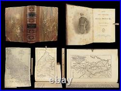 1866 Robert E Lee 1ed Confederate Campaigns CIVIL WAR Virginia MAPS McCabe