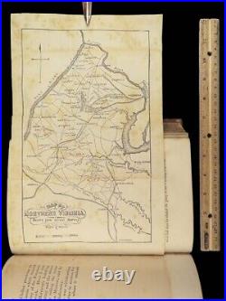 1866 Robert E Lee 1ed Confederate Campaigns CIVIL WAR Virginia MAPS McCabe