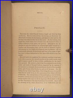 1866 Stonewall Jackson 1ed Life & Campaigns of Confederate General US CIVIL WAR