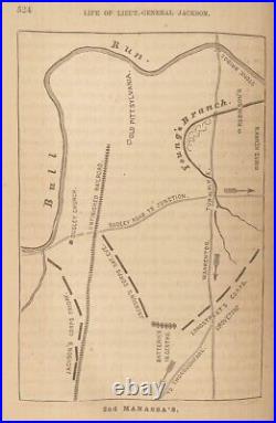 1866 Stonewall Jackson 1ed Life & Campaigns of Confederate General US CIVIL WAR