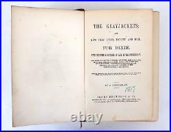 1867 Confederate Civil War Book The Gray Jackets How They Lived & Died J. McCabe