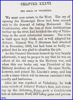 1867 Confederate SOUTHERN HISTORY CIVIL WAR Book DEMOCRAT PARTY army REBEL C. S. A