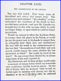 1867 Confederate SOUTHERN HISTORY CIVIL WAR Book DEMOCRAT PARTY army REBEL C. S. A