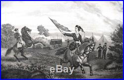 1867 Women Of War Nurses Confederate Union Gettysburg Battle Dixie Rebel CIVIL