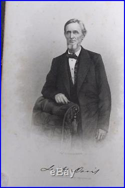 1868 1stED THE LIFE OF JEFFERSON DAVIS CSA CIVIL WAR CONFEDERATE PRESIDENT