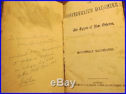 1870s THE CONFEDERATE'S DAUGHTER OR TYRANT OF NEW ORLEANS Rare Civil War Book