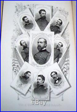 1876 CIVIL War Confederate Union Battles Slavery Lincoln Illustrated 3 Vols