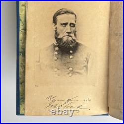 1880. Advance and Retreat. HOOD, J. B. Civil War. Confederate. 1st. Maps. Rare