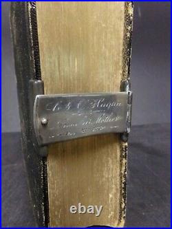 1880 Bible of Confederate Surgeon Civil War O'Hagan Greenville NC