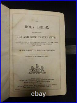 1880 Bible of Confederate Surgeon Civil War O'Hagan Greenville NC
