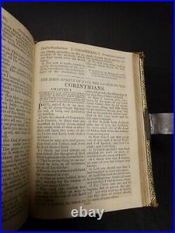 1880 Bible of Confederate Surgeon Civil War O'Hagan Greenville NC