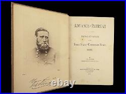 1880 Confederate 1ed Memoirs John Hood CSA Civil War Orphan Brigade PROVENANCE