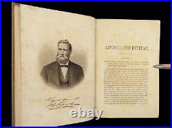 1880 Confederate 1ed Memoirs John Hood CSA Civil War Orphan Brigade PROVENANCE