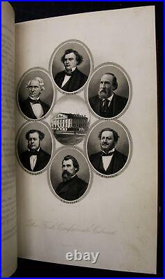 1881 Jefferson Davis RISE AND FALL OF THE CONFEDERATE GOVERNMENT Civil War CSA