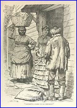 1883 Confederate BLACK MAMMY DIALECT TALES Southern Slavery Civil War PLANTATION