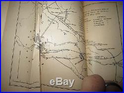 (1884) Confederate War Papers 3 fold out Battle MAPS, CIVIL WAR antique book