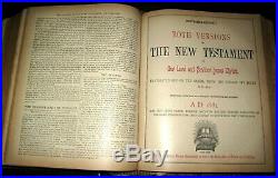 1884 HOLY BIBLE Antique CONFEDERATE Civil War WINDLE FAMILY New Market VA