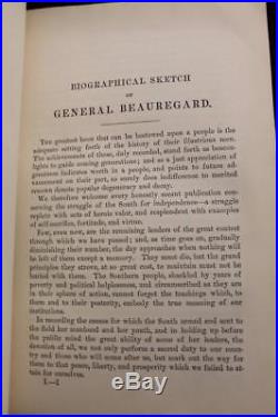 1884 The Military Operations Of General Beauregard Confederate Civil War General