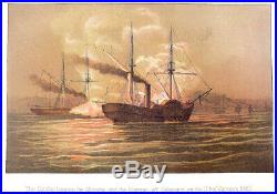 1887 CONFEDERATE NAVAL Gun Boat Sailor BLOCKADE RUNNER Civil War Marine CS NAVY