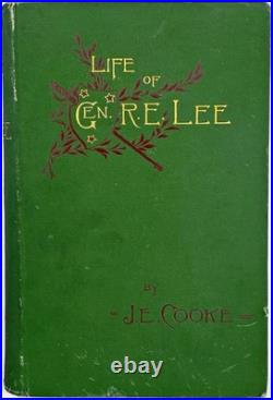 1887 Confederate General ROBERT E LEE History STONEWALL JACKSON Civil War C. S. A
