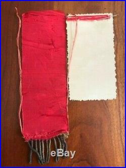 1887 Confederate Veterans Reunion Ribbon JEFFERSON DAVIS Macon GEORGIA Civil War