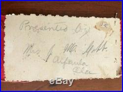 1887 Confederate Veterans Reunion Ribbon JEFFERSON DAVIS Macon GEORGIA Civil War