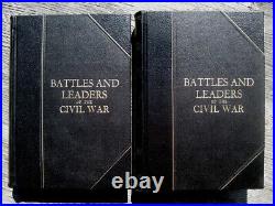 1888 CIVIL War Antique Military History U. S. America Union Confederate Grant Lee