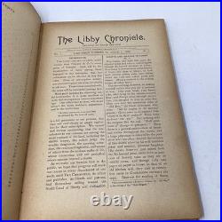 1889 The Libby Chronicle Beaudry, CIVIL WAR Confederate Prison