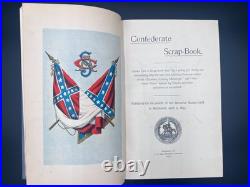 1893 CIVIL WAR Confederate Scrap-Book 1st Ed Richmond VA Songs Poems & Stories