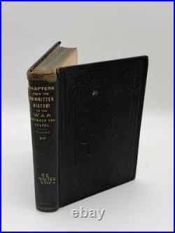 1893 War Between States Confederate Civil War Memoir R M Collins HC