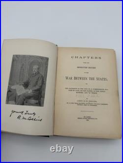 1893 War Between States Confederate Civil War Memoir R M Collins HC 1893 War Between States Confederate Civil War Memoir R M Collins HC