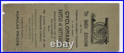 1897 Gettysburg Cyclorama Confederate $10 Facsimile Ad Note Tennessee Centennial