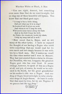 1898 Slavery WHITE OR BLACK, A MAN Civil War CONFEDERATE SOUTH African American