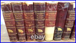 1899 Confederate Military History 12 Volume Set Maps Photo Illustrated CIVIL War