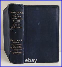 1903 antique CIVIL WAR UNION and CONFEDERATE NAVY OFFICIAL RECORDS history