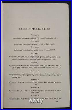 1903 antique CIVIL WAR UNION and CONFEDERATE NAVY OFFICIAL RECORDS history