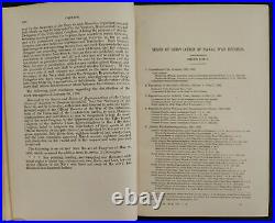 1903 antique CIVIL WAR UNION and CONFEDERATE NAVY OFFICIAL RECORDS history