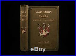 1904 1ed Civil War Songs Poems Confederate Union American Illustrated Lincoln