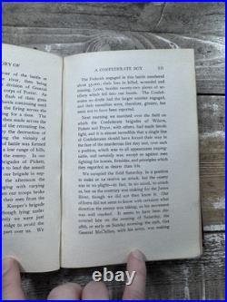 1914 Civil War Book The Story of a Confederate Boy in the Civil War RARE