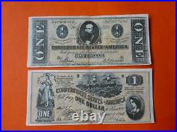 1962 Topps CIVIL War News Currency Confederate Bucks Complete Set Of 17 Bills
