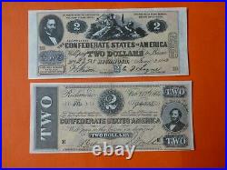 1962 Topps CIVIL War News Currency Confederate Bucks Complete Set Of 17 Bills