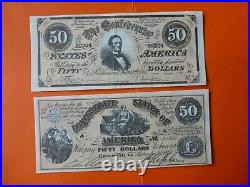 1962 Topps CIVIL War News Currency Confederate Bucks Complete Set Of 17 Bills