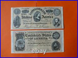 1962 Topps CIVIL War News Currency Confederate Bucks Complete Set Of 17 Bills