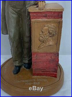 1986 Tom Clark Civil War Confederate Soldier Statue