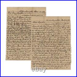 2 Civil War Confederate Officer Letters 21st South Carolina at Fort Sumter
