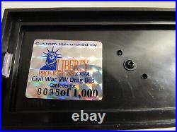 2 Hot Wheels Liberty Promo CIVIL WAR Union Rebel Run & Confederate VW DRAG BUS