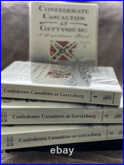 2017 Confederate Casualties at Gettysburg, 4 Volume Set, by John & Travis Busey