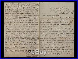 21st Virginia Confederate CIVIL WAR LETTER Marching to Gettysburg, AWESOME