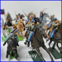 28 Britains LTD and Britians Deetail Confederate cavalry toy Civil War soldiers