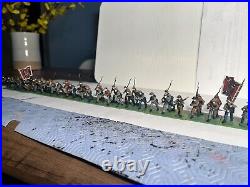 28mm 1/56 American Civil War Confederate Infantry- Painted and Assembled- 44